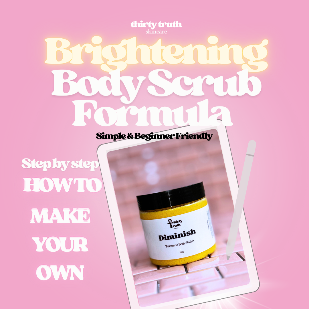 Skin Brightening Body Scrub Formula